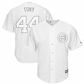 Cubs 44 Anthony Rizzo Tony White 2019 Players' Weekend Player Jersey Dzhi,baseball caps,new era cap wholesale,wholesale hats